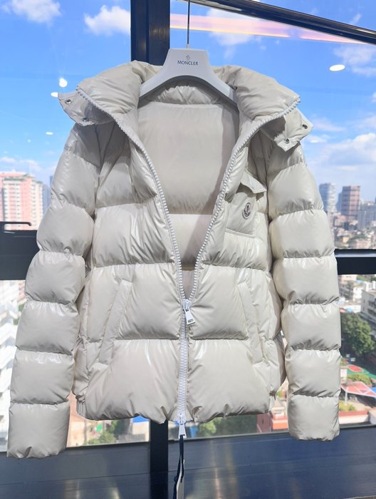 Clothing Moncler short down jacket Beige