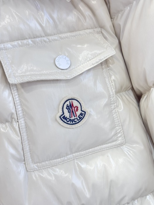Clothing Moncler short down jacket Beige