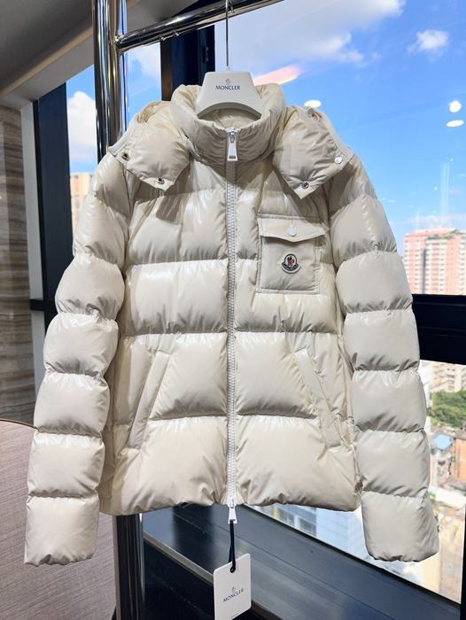 Clothing Moncler short down jacket Beige
