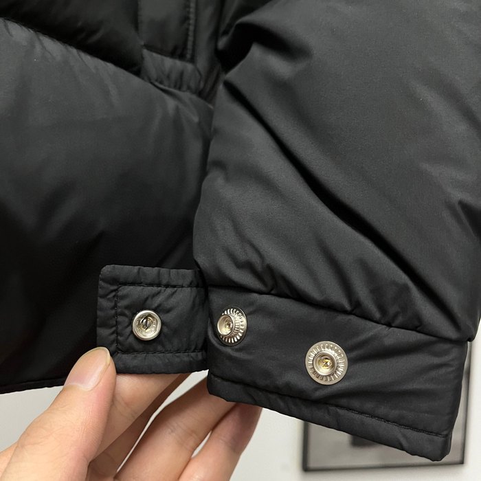 Clothing Moncler short hooded down jacket Black