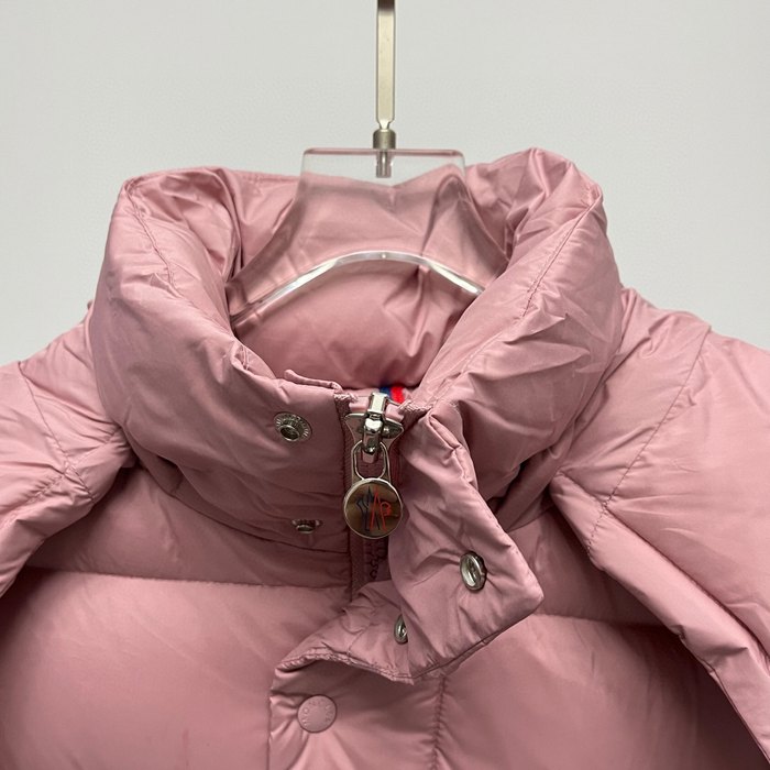 Clothing Moncler short padded hooded jacket Beige