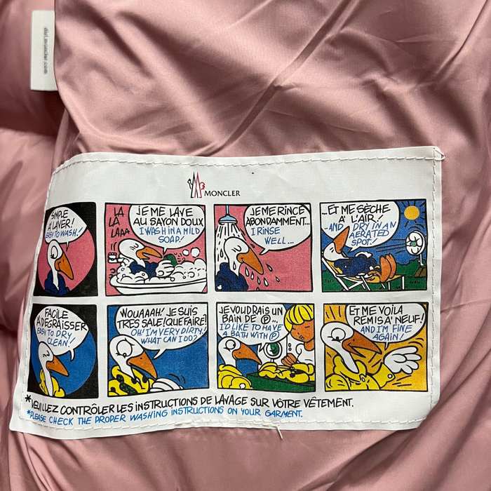 Clothing Moncler short padded hooded jacket Beige