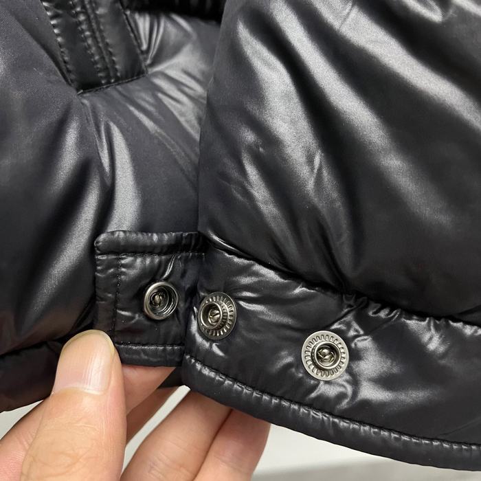 Clothing Moncler short padded hooded jacket Black