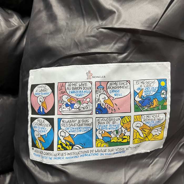 Clothing Moncler short padded hooded jacket Black