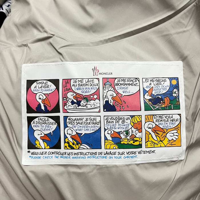 Clothing Moncler short padded hooded jacket Grey