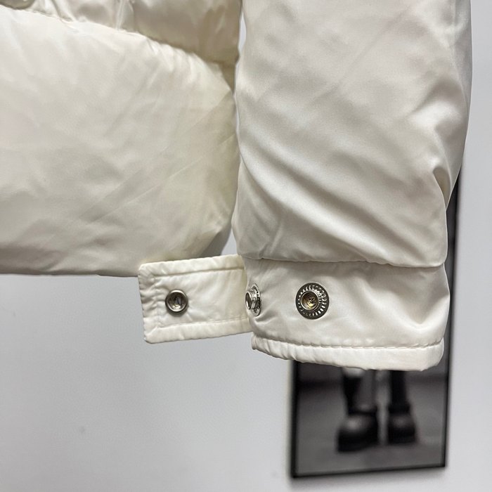 Clothing Moncler short padded hooded jacket White