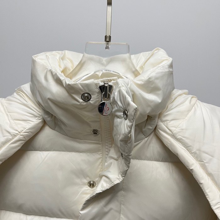 Clothing Moncler short padded hooded jacket White