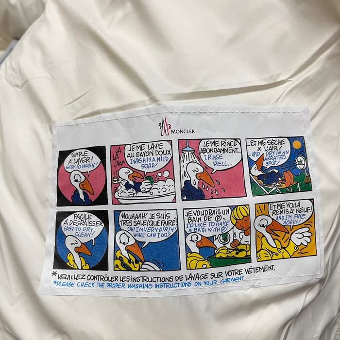 Clothing Moncler short padded hooded jacket White