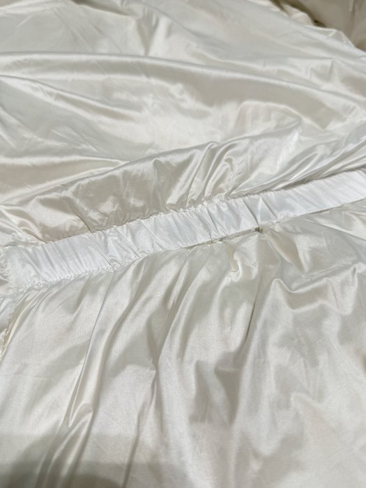 Clothing Moncler short puffer jacket with fur hood White