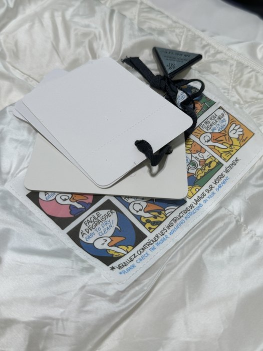 Clothing Moncler short puffer jacket with fur hood White