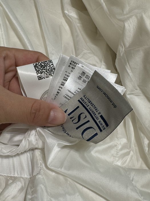 Clothing Moncler short puffer jacket with fur hood White