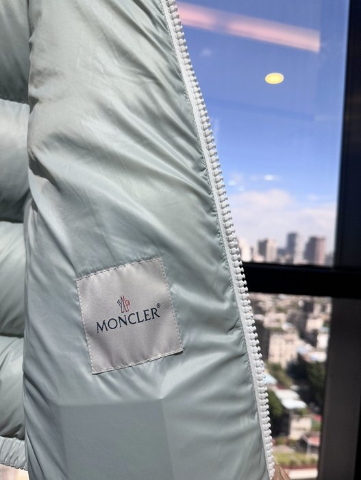 Clothing Moncler short puffer jacket Grey