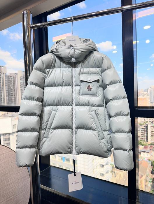 Clothing Moncler short puffer jacket Grey