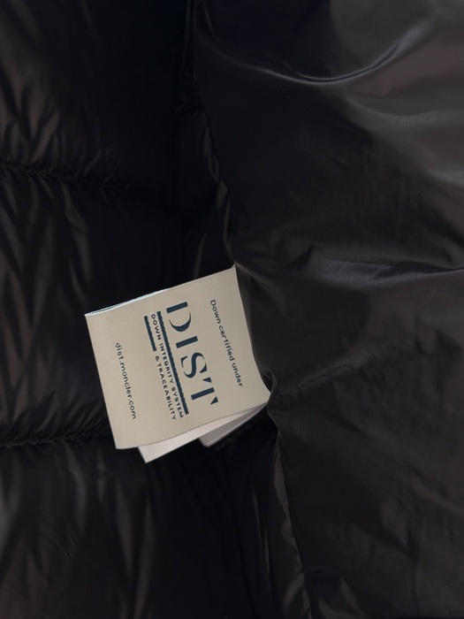 Clothing down coat Black