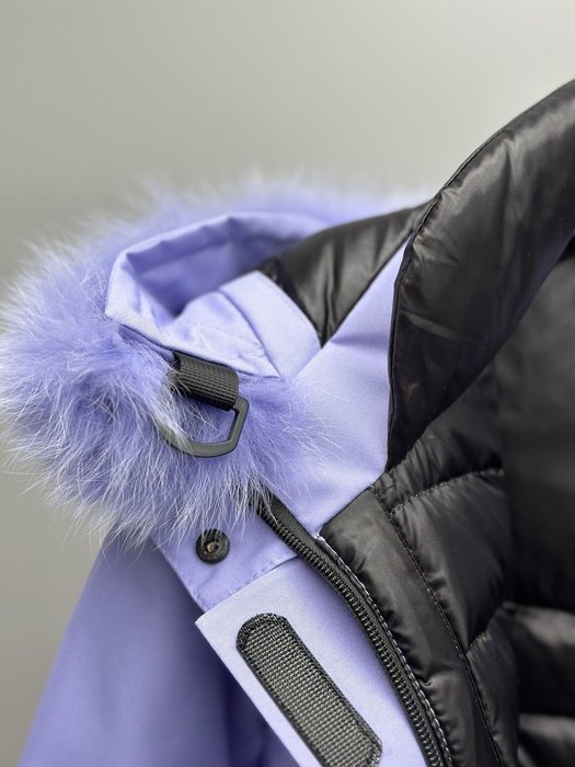 Clothing hooded down jacket Blue