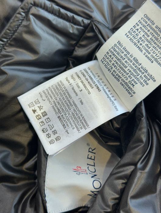 Clothing hooded jacket Black