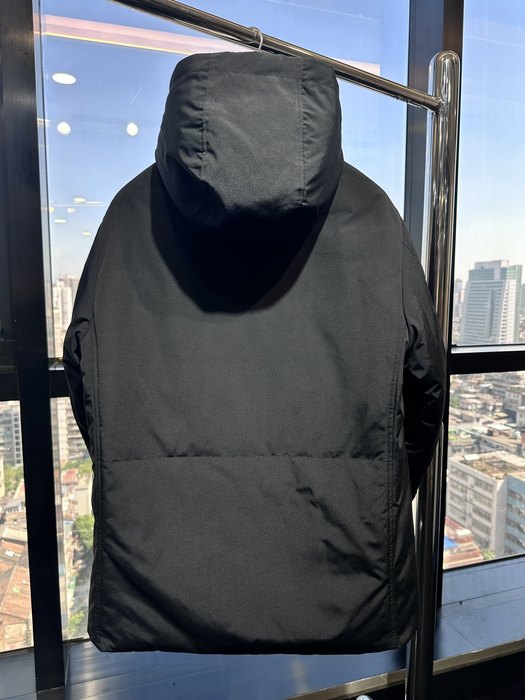 Clothing hooded jacket Black