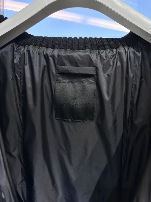 Clothing long puffer coat Black 001