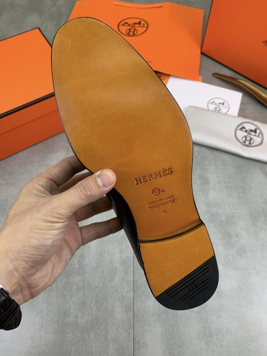 Shoes Hermès loafer Black Size 39 45
