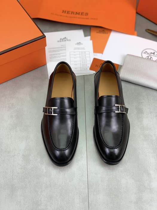 Shoes Hermès loafer Black Size 39 45