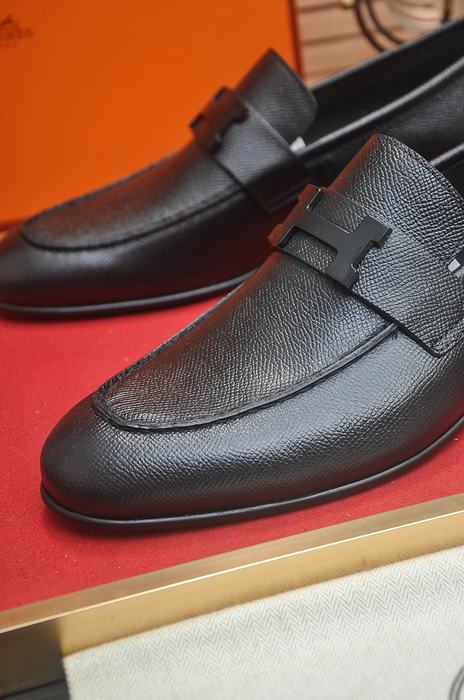 Shoes Hermès men's loafer Black Size 39 44 007
