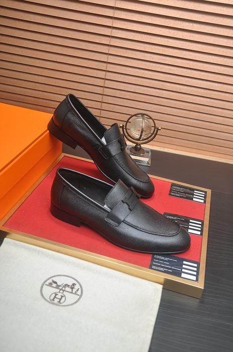 Shoes Hermès men's loafer Black Size 39 44 007