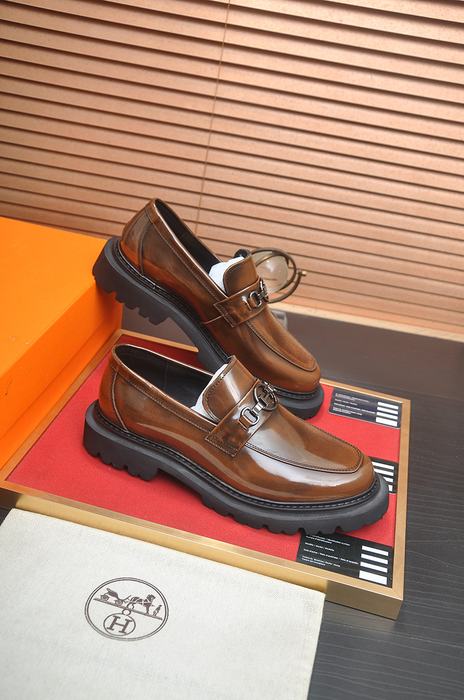 Shoes Hermès men's loafer Brown Size 38 44