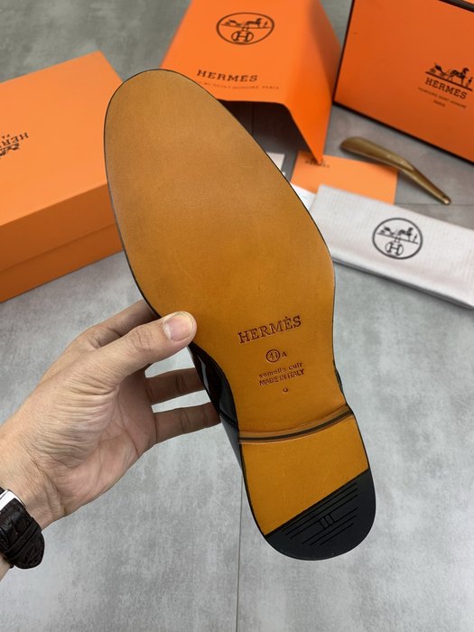 Shoes Hermès monk strap dress shoes Black Size 39 44