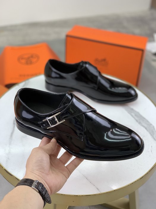 Shoes Hermès monk strap dress shoes Black Size 39 44