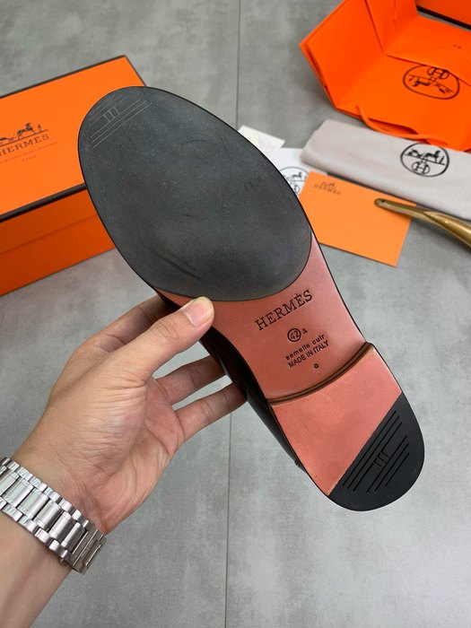 Shoes Hermes Black Size 39 44