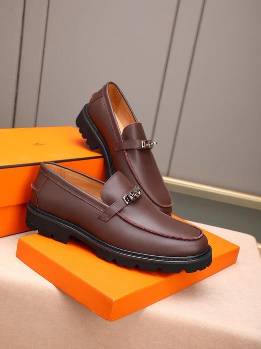 Shoes Hermes Brown Size 38 44