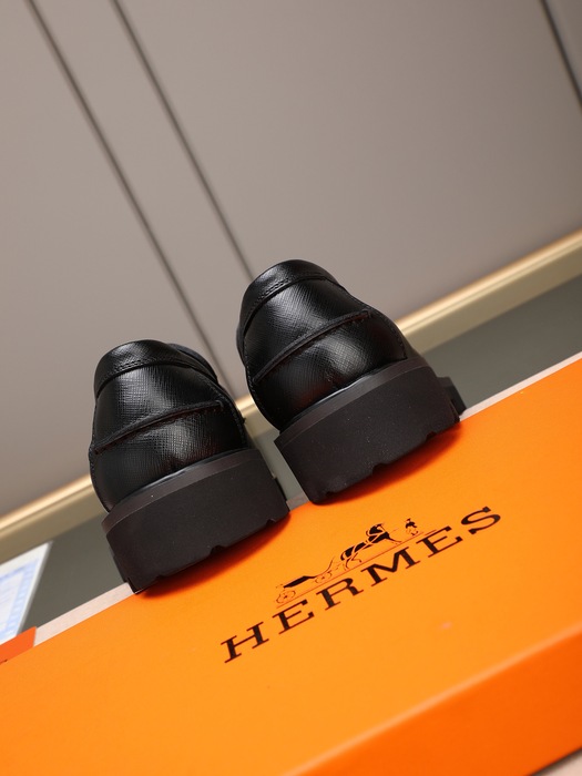 Shoes Hermes loafer Black Size 38 44 001