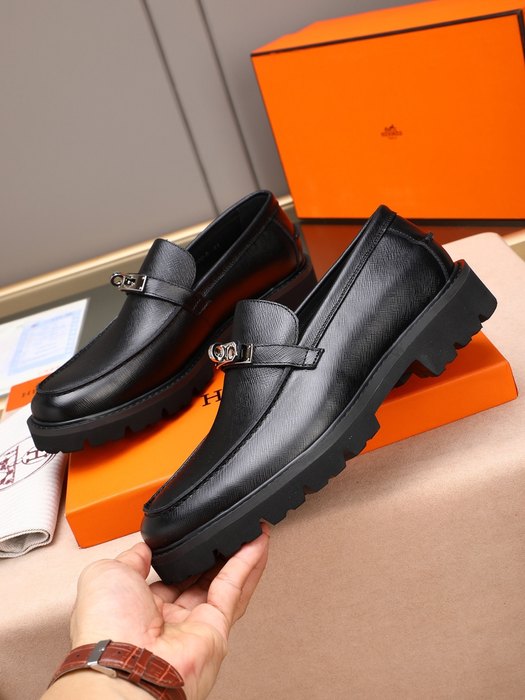 Shoes Hermes loafer Black Size 38 44 001
