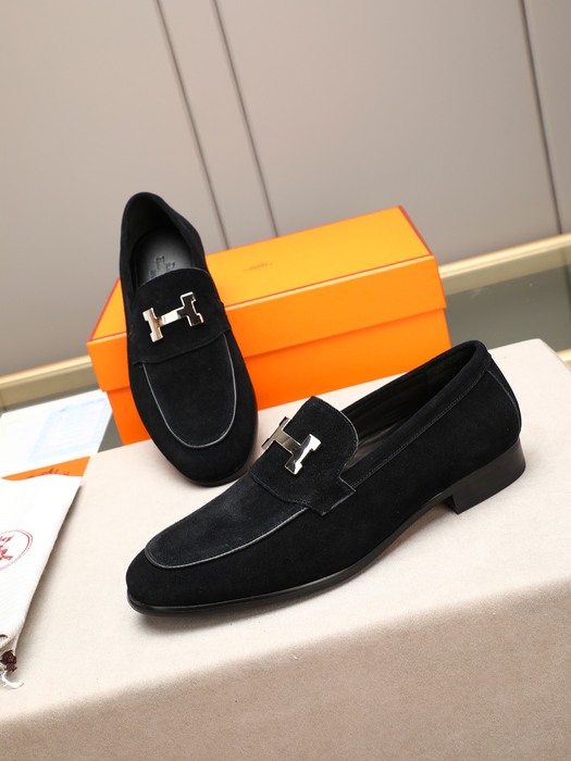 Shoes Hermes loafer Black Size 38 44 002