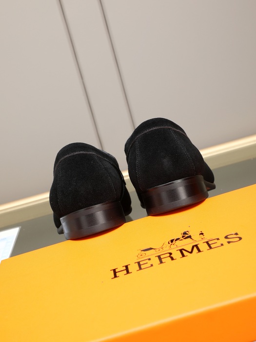 Shoes Hermes loafer Black Size 38 44 002