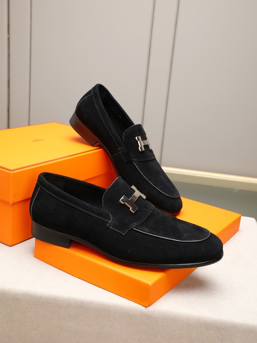 Shoes Hermes loafer Black Size 38 44 002