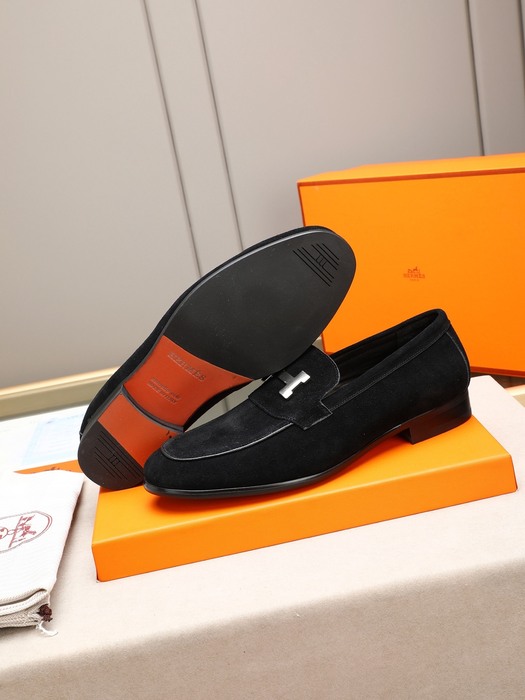 Shoes Hermes loafer Black Size 38 44 002