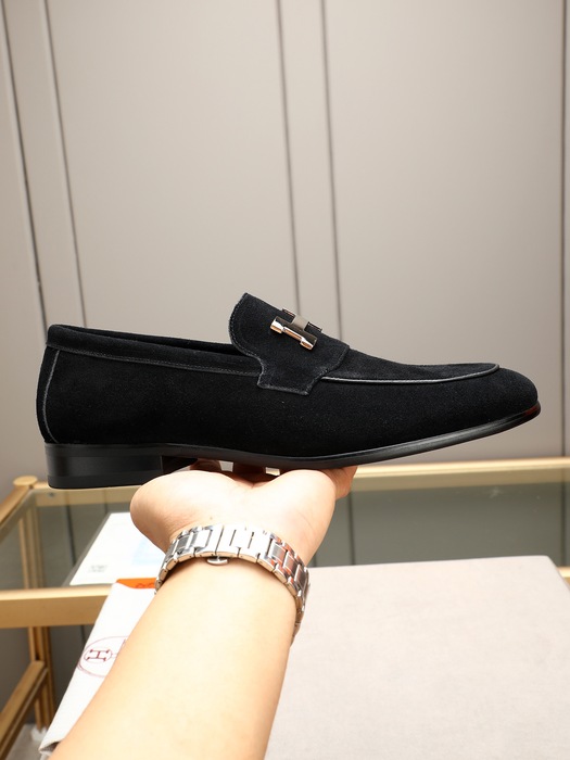Shoes Hermes loafer Black Size 38 44 002