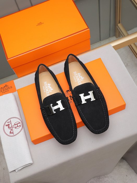 Shoes Hermes loafer Black Size 38 44