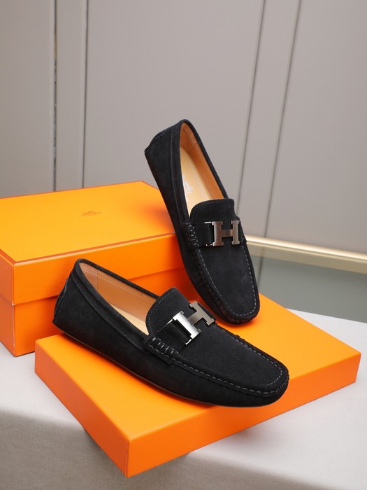 Shoes Hermes loafer Black Size 38 44