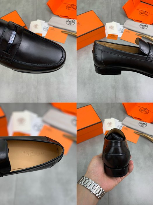 Shoes Hermes loafer Black Size 39 44 001
