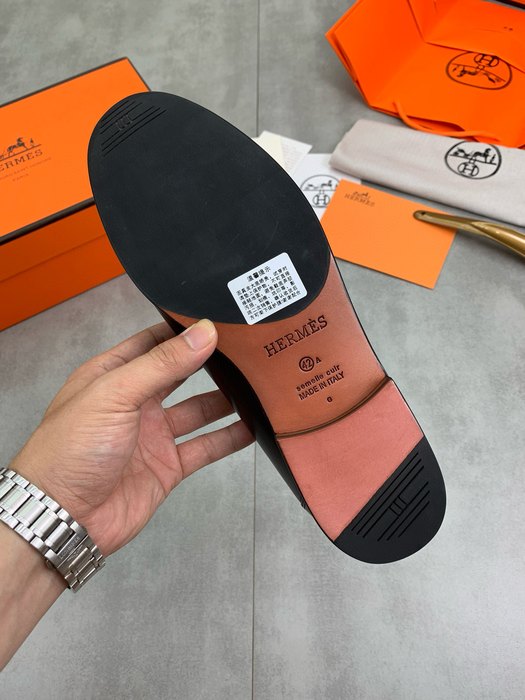 Shoes Hermes loafer Black Size 39 44 001