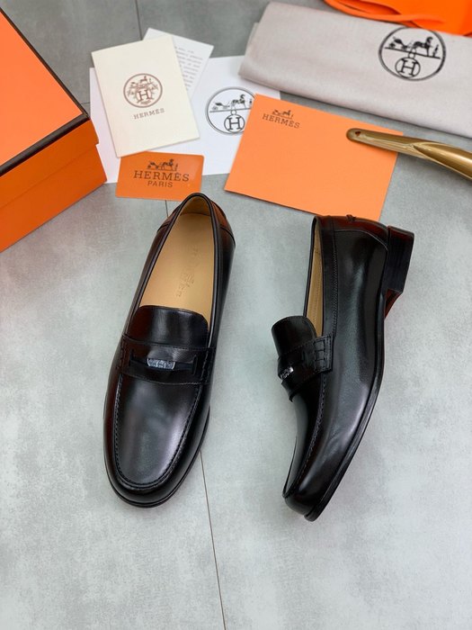 Shoes Hermes loafer Black Size 39 44 001