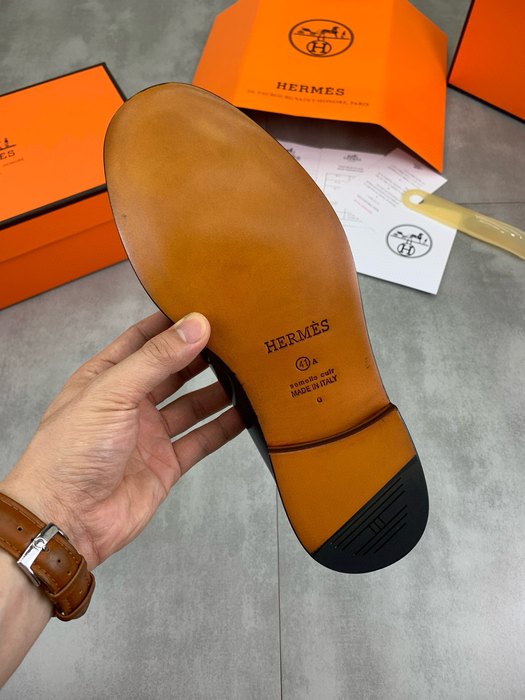 Shoes Hermes loafer Black Size 39 44 002