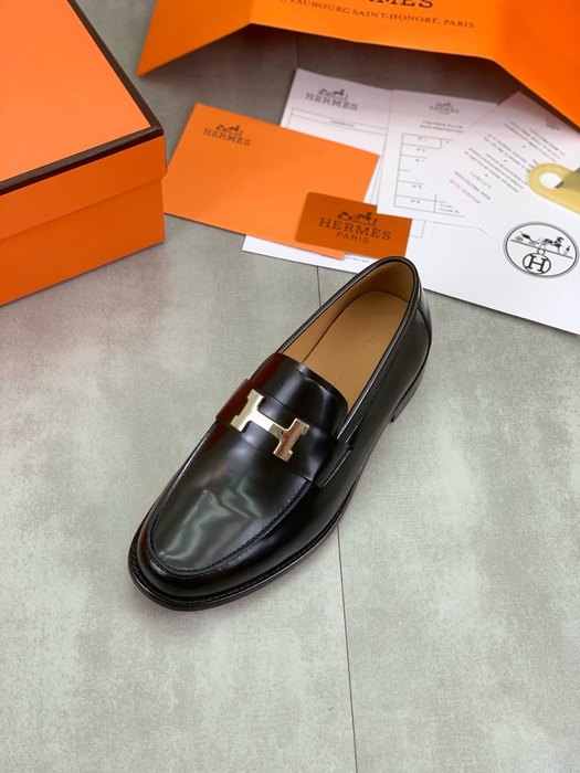 Shoes Hermes loafer Black Size 39 44 002