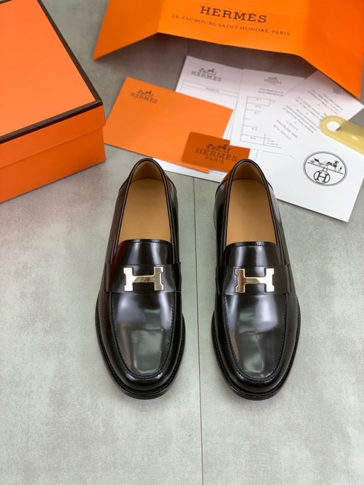 Shoes Hermes loafer Black Size 39 44 002