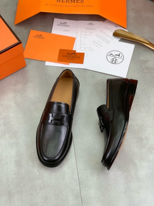 Shoes Hermes loafer Black Size 39 44 003