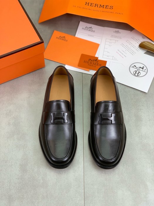 Shoes Hermes loafer Black Size 39 44 003