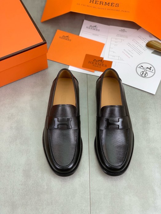 Shoes Hermes loafer Black Size 39 44 004
