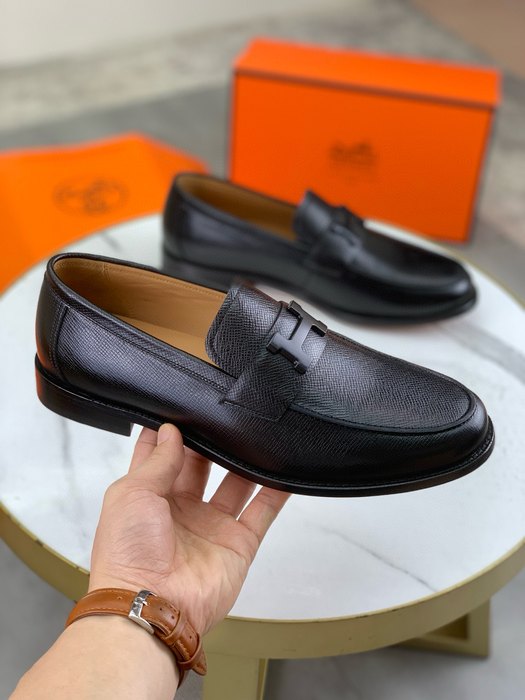 Shoes Hermes loafer Black Size 39 44 004